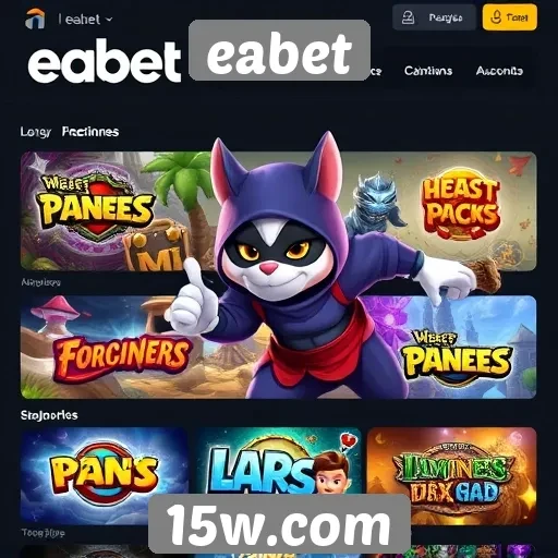 Principais jogos disponíveis na plataforma eabet